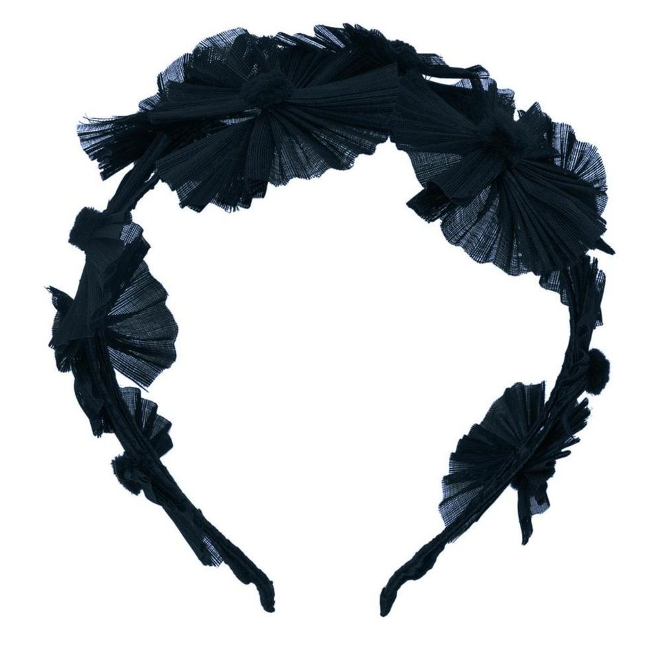 Irena Sinamay Fan Headpiece in Blush Irena Sinamay Fan Headpiece in Blush