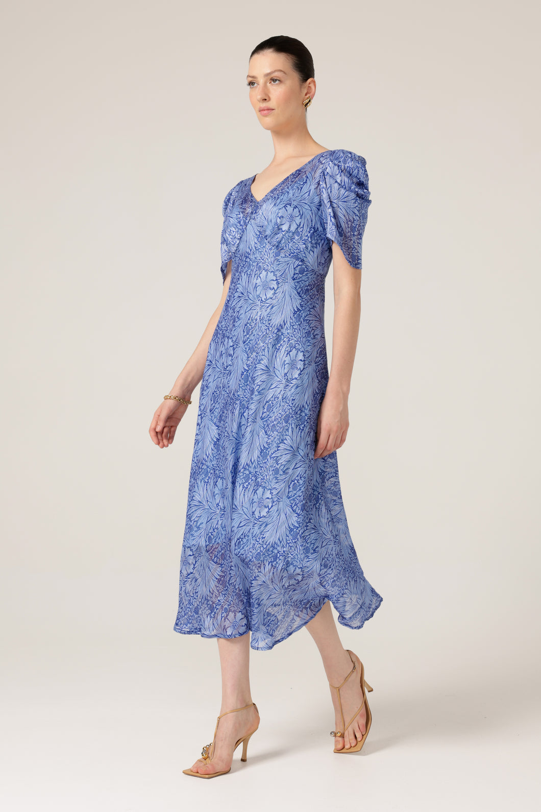 Sacha Drake Blue Jay Midi Dres