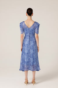 Sacha Drake Blue Jay Midi Dres