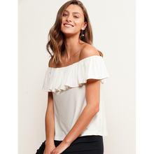 Load image into Gallery viewer, Sacha Drake Off Shoulder Frill Top

