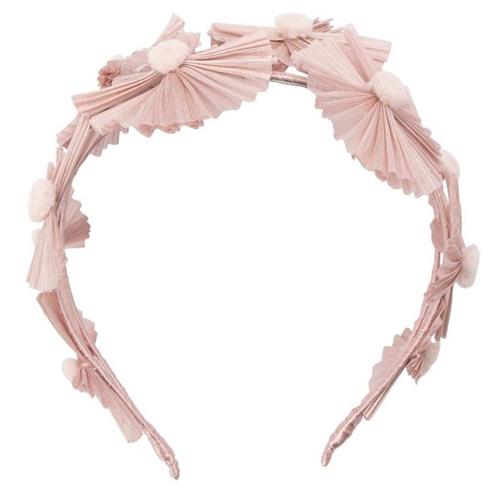 Irena Sinamay Fan Headpiece in White Irena Sinamay Fan Headpiece in White