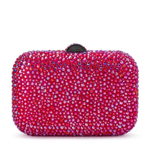 Load image into Gallery viewer, Olga Berg Casey Hot Fix Clutch Sparkle
