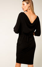 Load image into Gallery viewer, Sacha Drake Cowl Tie Drape Dress
