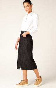 Sacha Drake Denim Midi Skirt