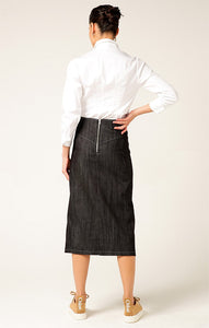 Sacha Drake Denim Midi Skirt