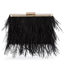 Load image into Gallery viewer, Olga Berg Estelle Feather Clutch
