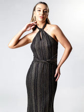Load image into Gallery viewer, Lisa Barron Miami Halter Evening Gown
