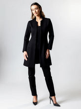 Load image into Gallery viewer, Lisa Barron Sicily Standing Collar Long Jacket
