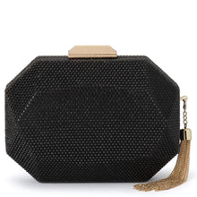 Load image into Gallery viewer, Olga Berg Tilly Hotfix Clutch with Tassel
