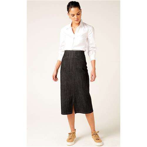 Sacha Drake Denim Midi Skirt